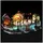 Wellhome - Weihnachtsdeko Eisbahn mit LED-Lichtern und Bewegung 21x22,5x39cm
