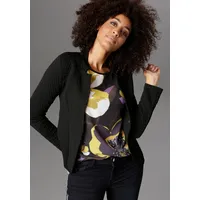 Aniston SELECTED Jackenblazer mit Struktur, Gr. 42, schwarz, Blazer,