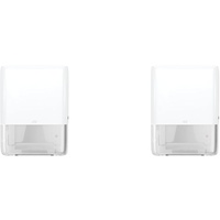 Tork PeakServe Mini-Spender für Endlos Papierhandtücher in Weiß H5 Hohe Kapazität Elevation-Design 552550 (Packung mit 2)