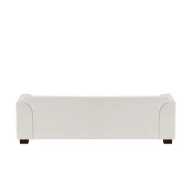Soho Couch Webstoff 3-Sitzer Weiß