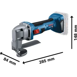 Bosch Akku-Blechschere GSC 18V-16 E incl. 2x Akku ProCORE 4 Ah, Schnellladegerät, L-BOXX