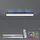 Selltec LED Panel Deckenleuchte, flach,dimmbar, schwarz mit RGB Laufbandumrandung
