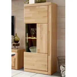 OTTO home Vitrine RIBE75 50 x 35 x 125 cm Beige