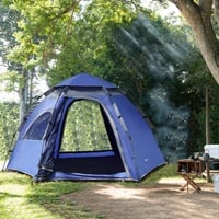 Campingzelt Kuppelzelt Automatik Outdoor Pop Up Zelt Camping Tasche 2-3 Personen