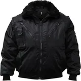 Korntex Pilot Jacket Unisex Schwarz 3XL