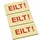 Info Haftmarker gelb "EILT!" 3x 50 Streifen