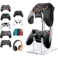 Bogoro Universal Game Controller Halter, Controller Halter für PS4 PS5 Xbox One Xbox, Universaler Controller Ständer Kopfhörer Ständer, Controller Halterung, Headset Halterung