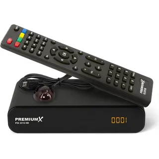 Premium X PremiumX HD 221S FTA Digital SAT Receiver DVB-S2 HDMI SCART USB 12V FullHD – Schwarz