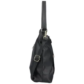 Rieker Damen H1514 Hobo Bag, Schwarz