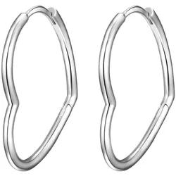 Glanzstücke München Creolen Herz Sterling Silber in Roségold   Damen 