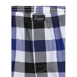 LE JOGGER Webboxer (Packung, 3 St.), farbig kariert, Gr. 6, bunt, , 499752-6
