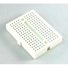 BerryBase Mini Breadboard mit 170 Kontakten - Farbe: weiß