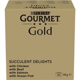 Purina Gourmet Gold Saftig-feine Streifen Sorten-Mix 96x85g