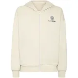 Plein Sport Scratch Kapuzensweatjacke Herren Beige/Grau XXL