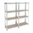 Estexo Steckregal Werkstattregal Kellerregal Schwerlastregal Metallregal Lagerregal Verzinkt | 640kg