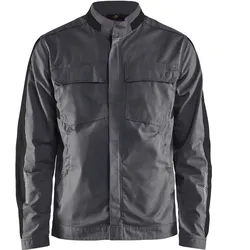 Stretch Bundjacke "4444" Industrie - XXL - mittelgrau/schwarz