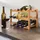 Relaxdays Weinregal Walnuss mit 3 Ebenen für 12 Flaschen Wein, H x B x T: 28 x 21 cm, natürlich, Holz, Holz