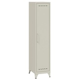 BISLEY Stahlschrank Fern Locker FERLOC696 verkehrsweiß 38,0 x 51,0 x 180,0 cm, aufgebaut