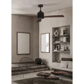 Nova Luce Axel 137 cm Deckenventilator Schwarz/Braun