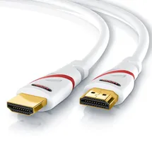 CSL HDMI-Kabel 2.1 10 m Schwarz/Weiß