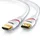 CSL HDMI-Kabel 2.1 10 m Schwarz/Weiß