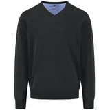 FYNCH-HATTON Herren Pullover schwarz unifarben, schwarz, Herbst/Winter 2025/2026