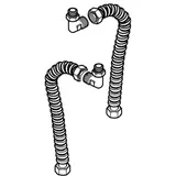 Buderus Verrohrung-HK U-flex Speicher unten