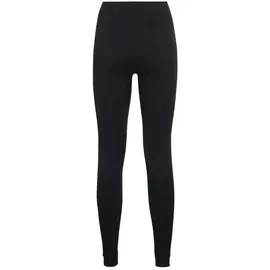 Odlo Damen Funktionsunterwäsche Lange Hose Performance Warm ECO, black - odlo graphite grey, XS