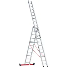 Euroline Premium 30778 Mehrzweckleiter 3 x 11 Sprossen