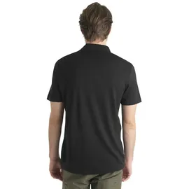Icebreaker Merino 150 Tech Lite Iii Kurzarm-poloshirt - Black - 2XL
