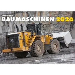 Baumaschinen Monatskalender 2026