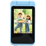 Digitale Videokamera für Kinder, 1080P 48 MP Kleinkindkamera mit 180° Drehbarem Objektiv, 2,8-Zoll-IPS-Touchscreen-Kinder-Digitalkamera mit MP3-Musik-Player für Jungen und