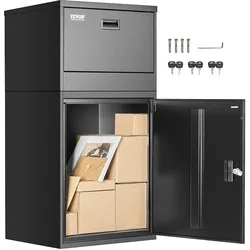 VEVOR Paketbriefkasten Paketbriefbox Packstation Paketkasten 500x398x980mm