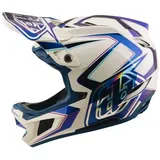 Troy Lee Designs D4 Composite MIPS 58-59 cm Erwachsene white/indigo 2021