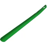 Kaps Hochwertiger Schuhlöffel aus Edelstahl für Männer und Frauen – farbig in langer Ausführung – Schuhanzieher aus hochwertigem Metall – in vielen Farben erhältlich (Grün) - 41 cm - 16.20 inch