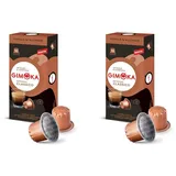 Gimoka - Kompatibel Für Nespresso - Aluminiumkapseln - 100 Kapsel - Geschmack CLASSICO - Intensität 12 - Made In Italy (Packung mit 2)