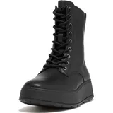 FitFlop F-Mode Lederstiefeletten schwarz