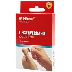 WUNDmed® Fingerpflaster beige 2,0 x 12,0 cm, 10 St.