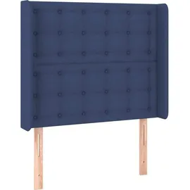 vidaXL Boxspringbett 80 x 200 cm Blau