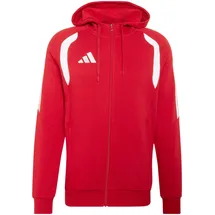 adidas Tiro 26 League Sweat Full Zip Hoodie - Team Power red 2/White, (AEPU) 2XL