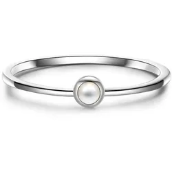 Glanzstücke München Ring Sterling Silber Perlmutt in Silber Ringe   Damen 
