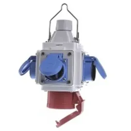 ABL Energiewürfel Kunststoff grau IP44 3Steckd Z 30.02 1x16A5p400V