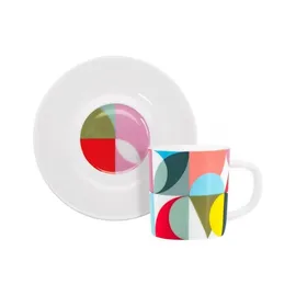 REMEMBER Espressotasse Solena 80 ml Porzellan Bunt