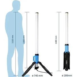 LEDINO LED-Strahlersäule 360° IP69K