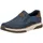 Rieker Slip-Ons Herren Blau/Cognac 43