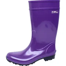 Bockstiegel Gummistiefel in Übergrößen Hellgrün/Dunkelblau Luisa große Damenschuhe, Lila, 37 EU