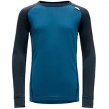 Devold Breeze Merino Langarm-T-Shirt Blau 14 Jahre