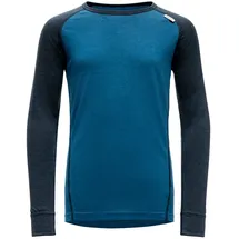 Devold Breeze Merino Langarm-T-Shirt Blau 14 Jahre
