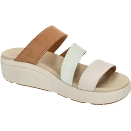 Keen ELLECITY SLIDE Damen Natural Leather/Clearly Aqua 41