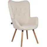 Svita Cleo Ohrensessel Relaxsessel Chesterfield Creme
